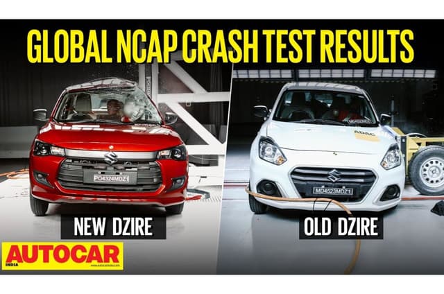 New Maruti Dzire Global NCAP crash test results video